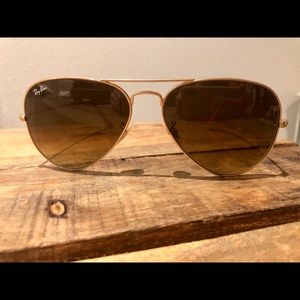 Brown Ray-Ban Aviators